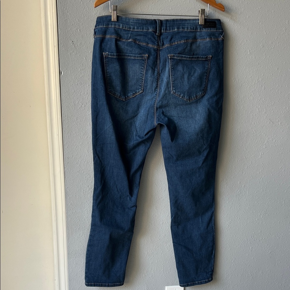 Ripped Indigo Skinny Jeans - Picture 6 of 7